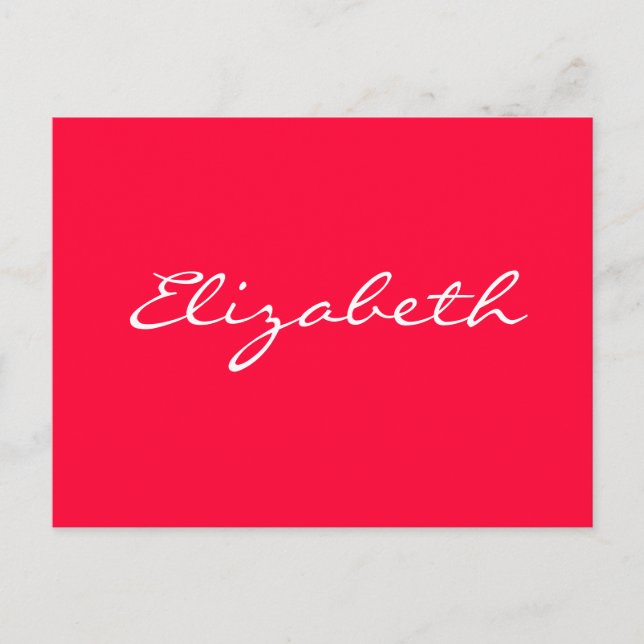 Postal POSTCARD - personalizado (Anverso)