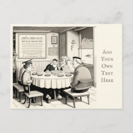 Postal Postcard personalizado de Café