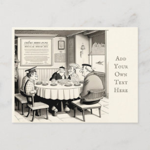 Postal Postcard personalizado de Café