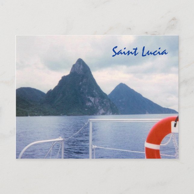 Postal Postcard Personalizado de Santa Lucía (Anverso)