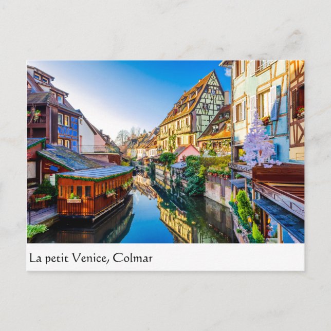 Postal Postcard Petit Venice, Colmar Francia (Anverso)