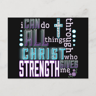 Postal Postcard - Philippians 4:13