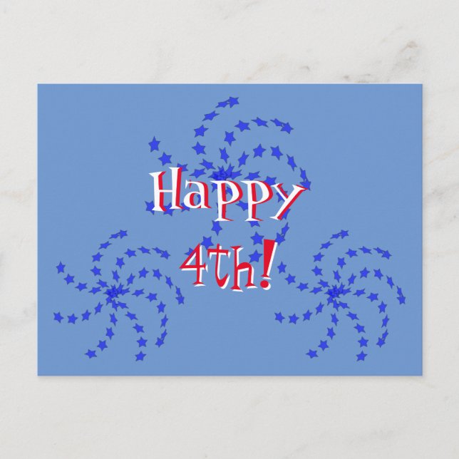 Postal Postcard - Pinturas para fuegos artificiales (Anverso)