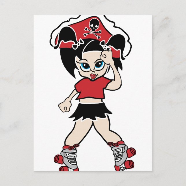 Postal Postcard pirata (Anverso)