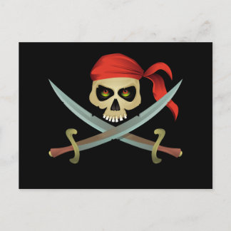 Postal Postcard pirata