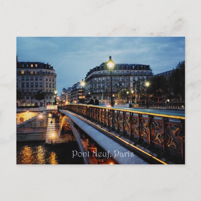 Postal Postcard Pont Neuf (Anverso)