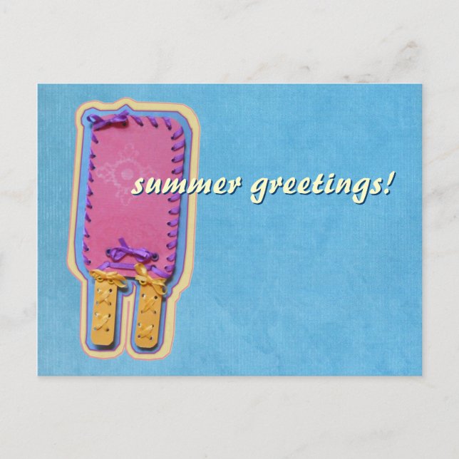 Postal Postcard popsicle (Anverso)