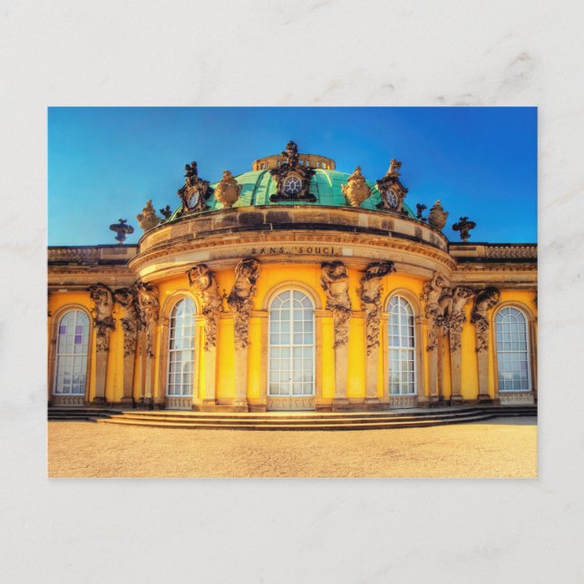 Postal Postcard Potsdam Sanssouci Palace, Versalles (Anverso)