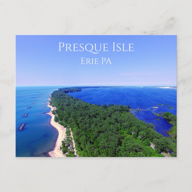 Postal Postcard - Presque Isle Erie PA (Anverso)