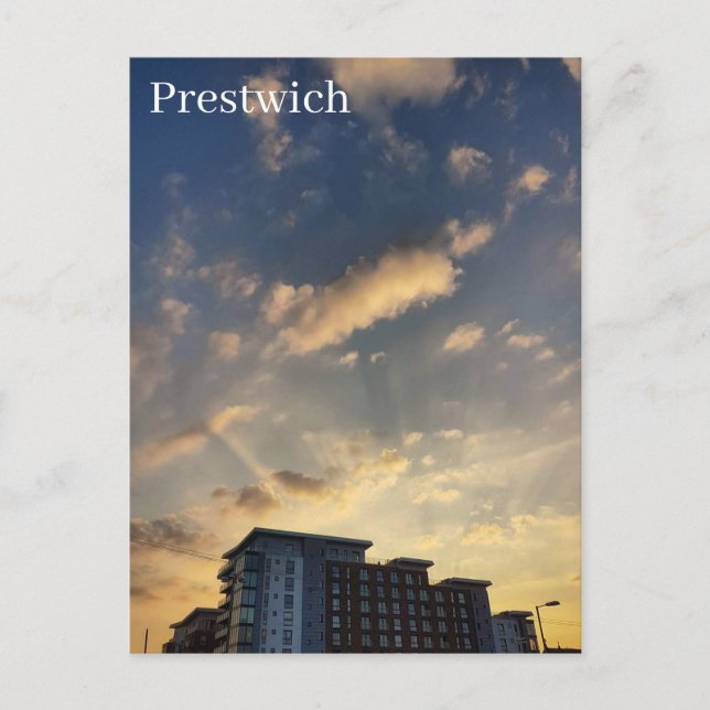 Postal Postcard Prestwich (Anverso)
