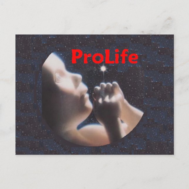 Postal Postcard ProLife (Anverso)
