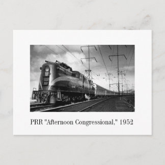 Postal Postcard - PRR "Por la tarde, Congreso", 1952