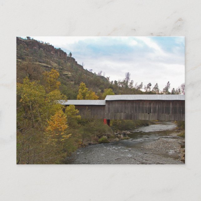 Postal POSTCARD - Puente cubierto de carreras de miel (Anverso)