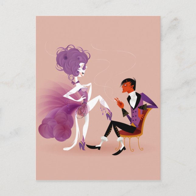 Postal Postcard Pussycat & Devil Ep1 (Anverso)