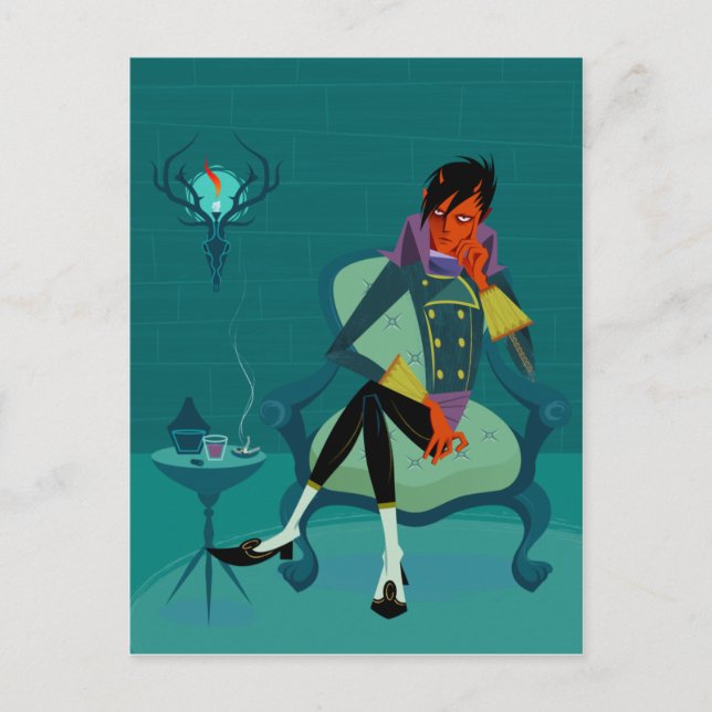 Postal Postcard Pussycat & Devil Ep2 (Anverso)
