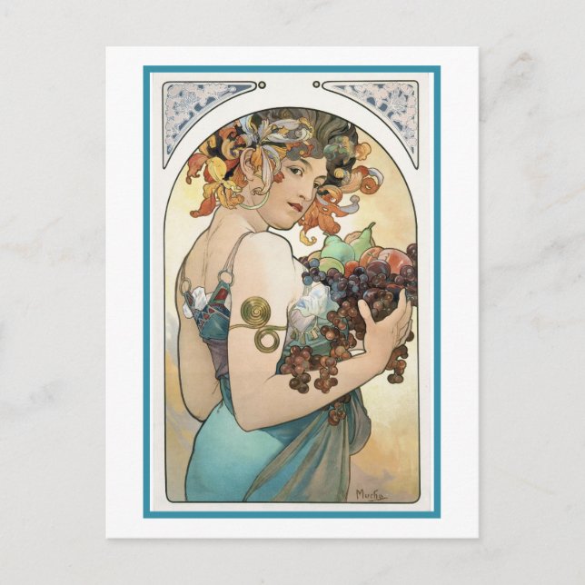 Postal Postcard - Recolección de Fruta (Anverso)