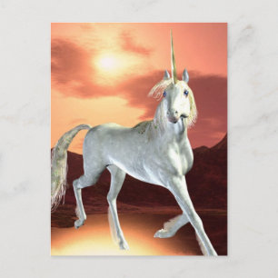 Postal Postcard Regal Unicornio