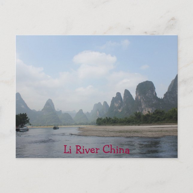 Postal POSTCARD - Río Li China (Anverso)