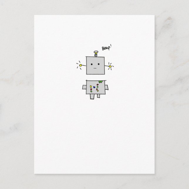 Postal Postcard - Robot (Anverso)