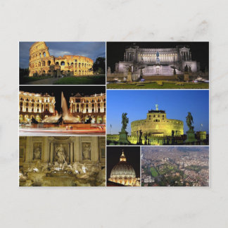Postal Postcard Roma Monumentos, Italy