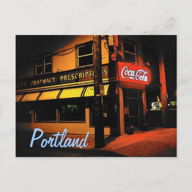 Postal Postcard Rosa de Portland (Anverso)