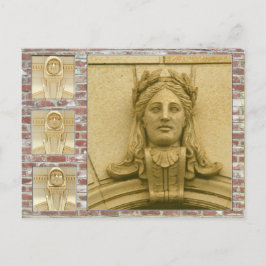 Postal Postcard - Rostros en los edificios