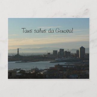 Postal Postcard - Saluti da Genova