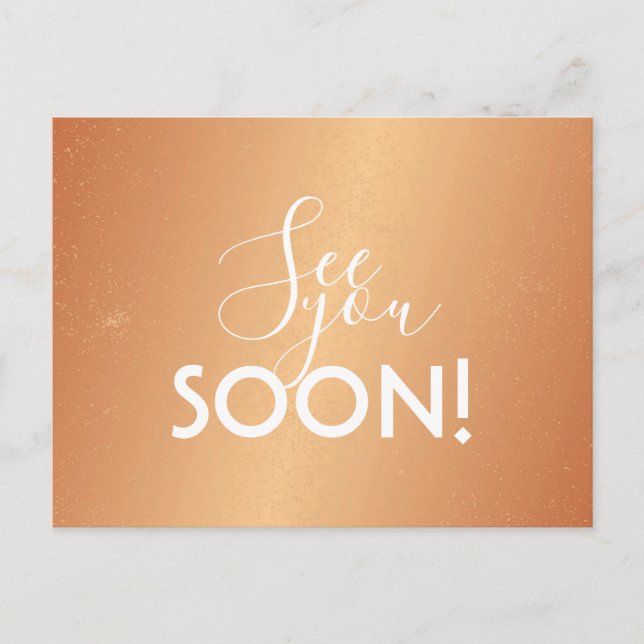 Postal Postcard - See You Pronto Copper (Anverso)