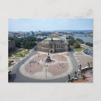 Postal Postcard Semperoper in Dresden Germany