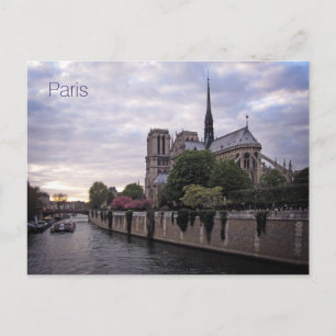 Postal Postcard - Sena y Notre Dame de París