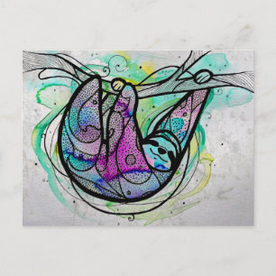 Postal Postcard Sloth