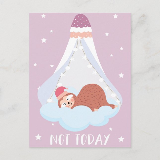 Postal Postcard Sloth (Anverso)