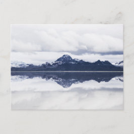 Postal Postcard sobre las reflexiones de la montaña Snowc