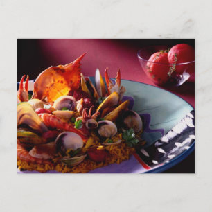 POSTAL POSTCARD SPANISH PAELLA