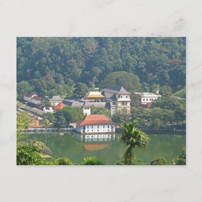 Postal Postcard Sri Lanka - Templo del Diente de Kandy (Anverso)