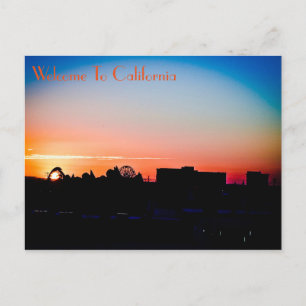 Postal Postcard Sunset Anaheim