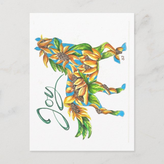 Postal Postcard Sunshine Joy Horse (Anverso)