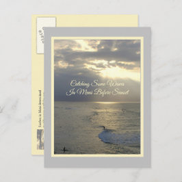 POSTAL POSTCARD, SURFERS MAUI CAPTURAN LAS ÚLTIMAS OLAS D