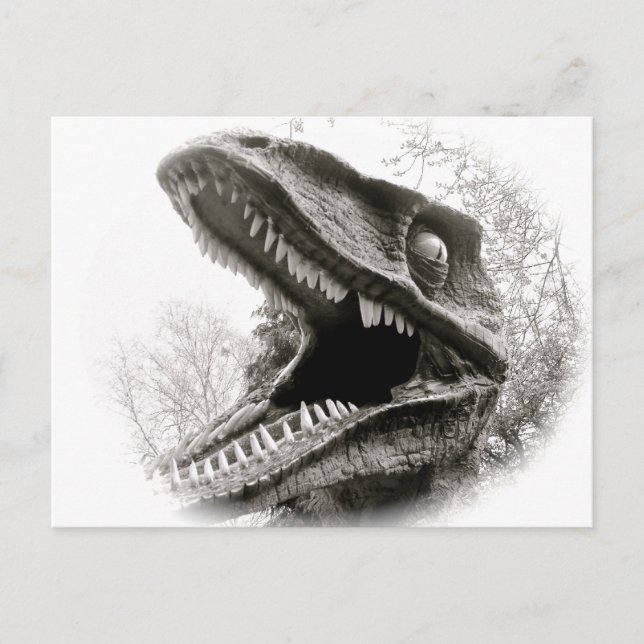 Postal Postcard T-Rex (Anverso)
