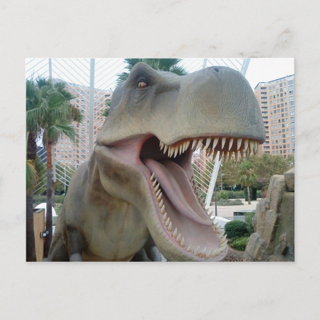 Postal Postcard T-Rex (Anverso)