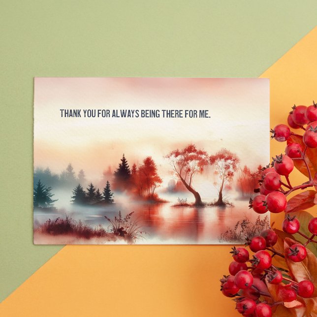 Postal Postcard "Thank you for always being there for me" (Subido por el creador)