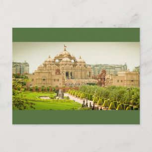 Postal Postcard The Akshardham - Delhi, India