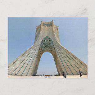 Postal Postcard The Azadi Tower (Of Freedom), Teherán Ira