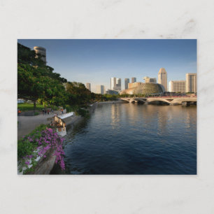 Postal Postcard The Esplanade, Singapur