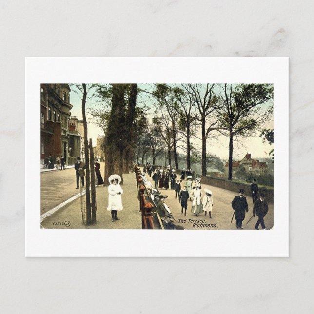 Postal Postcard, The Terrace, Richmond, Surrey (Anverso)