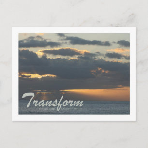 Postal Postcard "Transform"