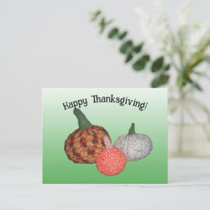 Postal Postcard - Tres calabazas