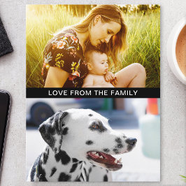 Postal Postcard tus 2 fotos y mensaje