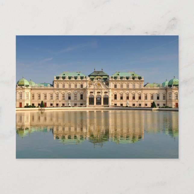 Postal Postcard Upper Belvedere, Viena Austria (Anverso)
