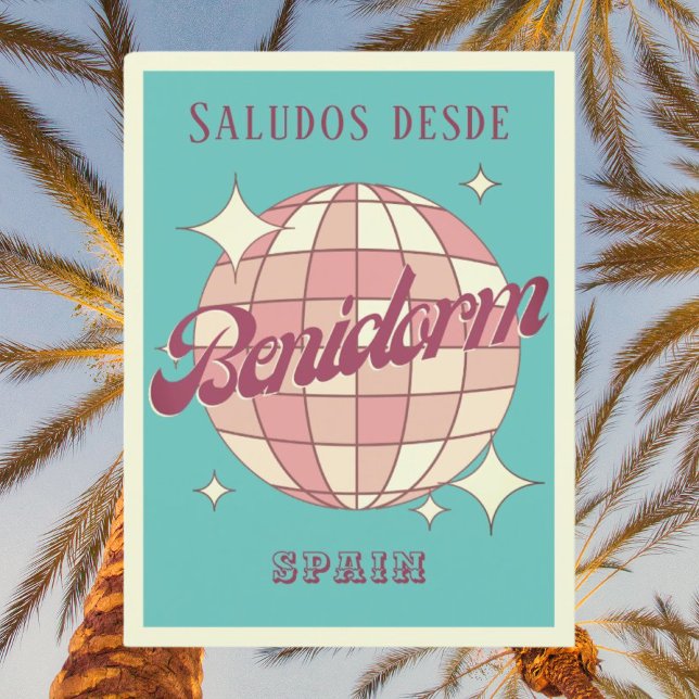 Postal Postcard vacacional de Benidorm España espana (Subido por el creador)